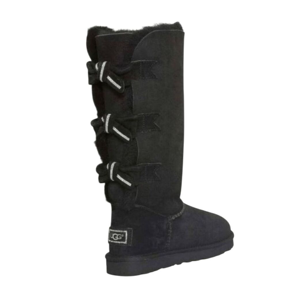UGG Amelia Limited Edition Tall Swarovski Crystal Bailey Bow Triplet Winter Boot